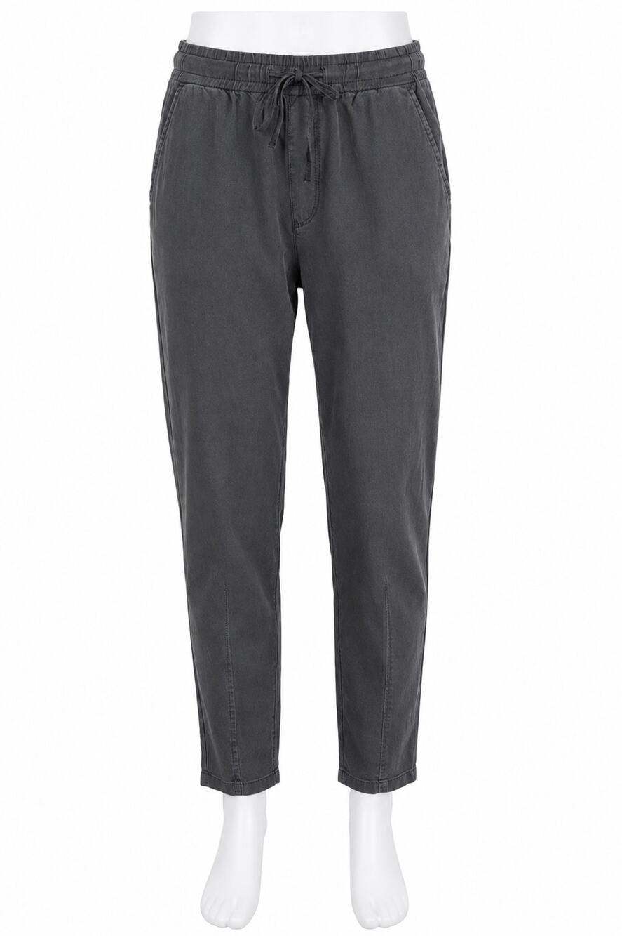 Staccato Gray Drawstring Tapered Jogger Pants - Size Small